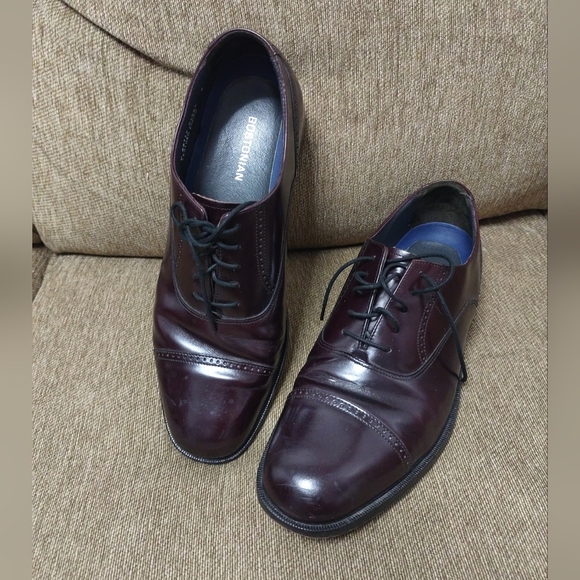 Bostonian Burgundy Leather Men\'s Oxfords Size 11 D Leather Shoes main image 10
